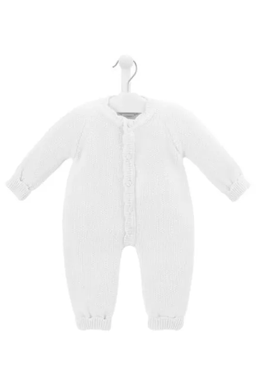 Scallop Edge Knitted Onesie