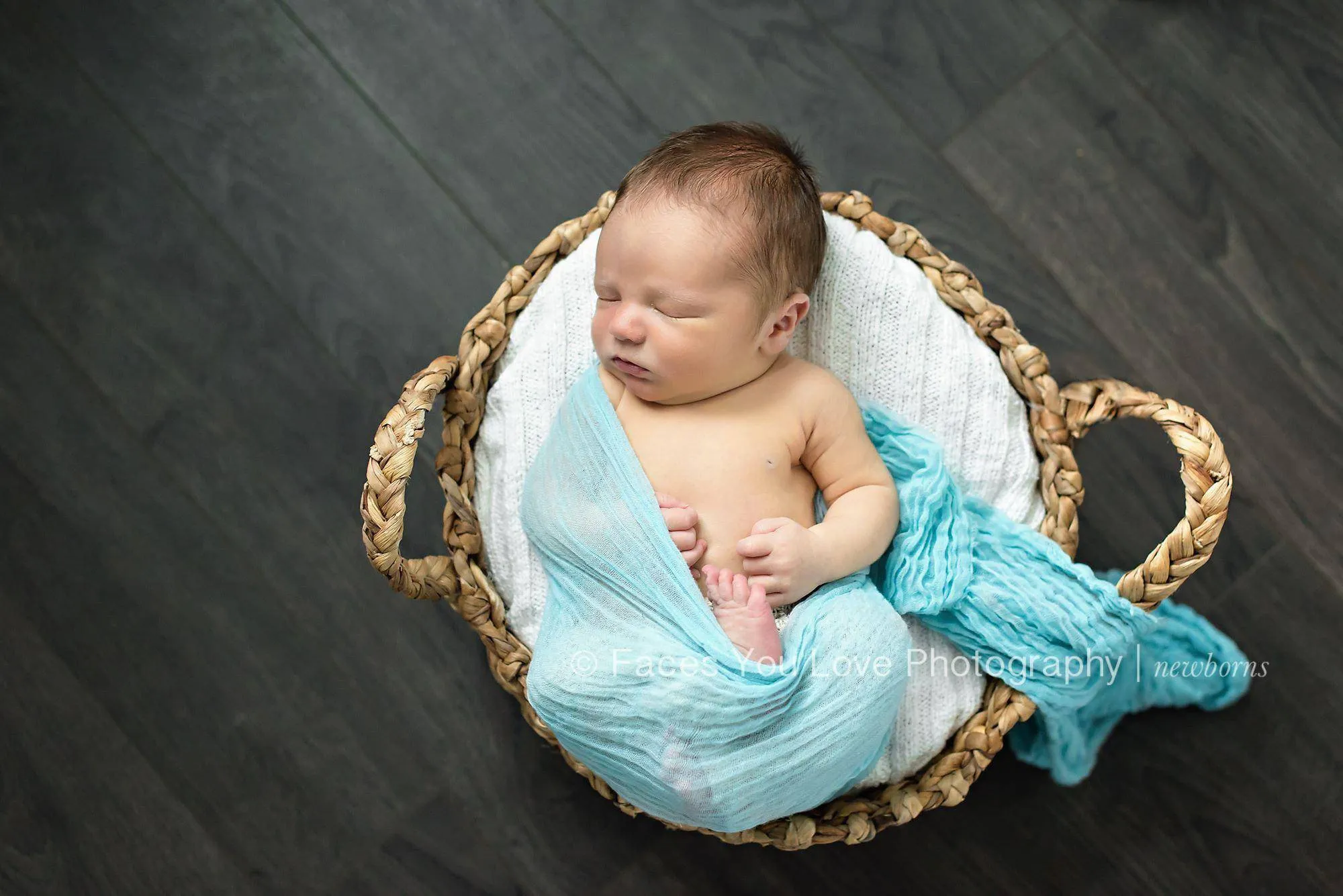 SET Powder Blue and Turquoise Cheesecloth Baby Wraps Cheese Cloth