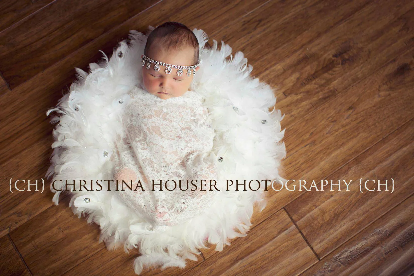 SET White Lace and Cheesecloth Baby Wraps Cheese Cloth