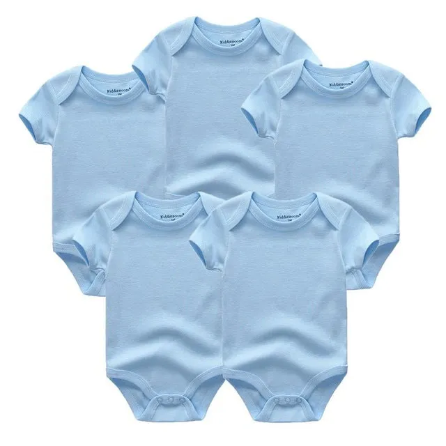 Short Sleeve Cotton O-Neck 0-12M Boys&Girls Rompers