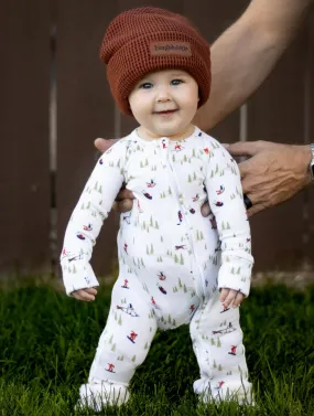 SNOW DAY | ZIP ROMPER