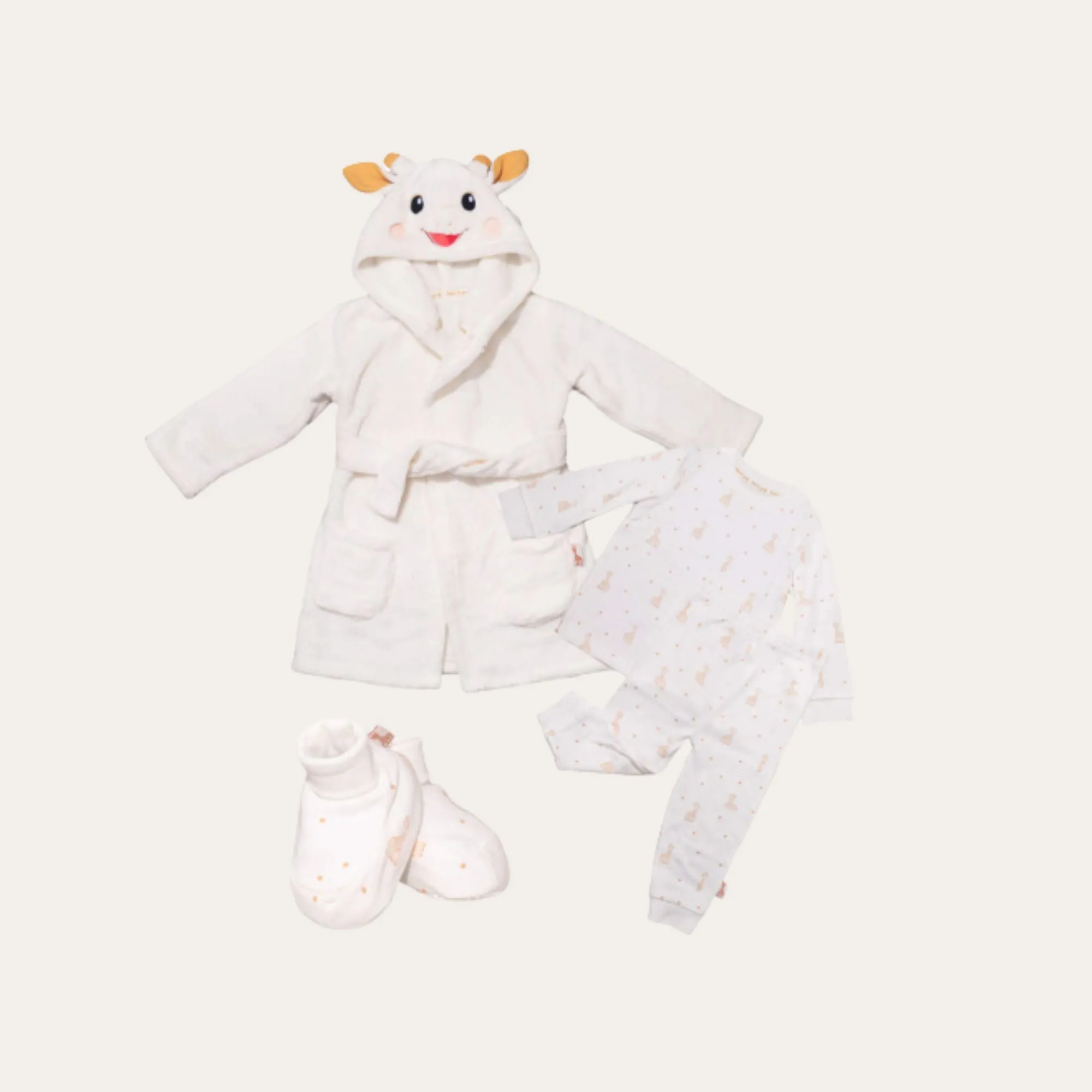 Sophie La Girafe Pyjamas, Booties & Robe