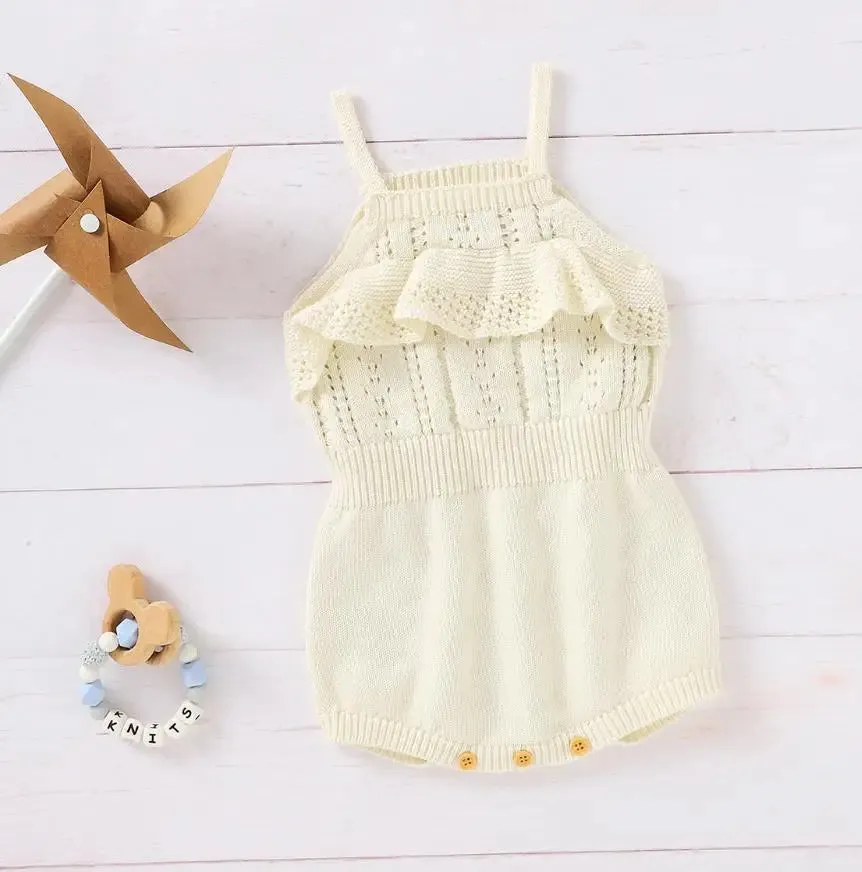Summer Newborn Baby Girls Rompers Jumpsuits