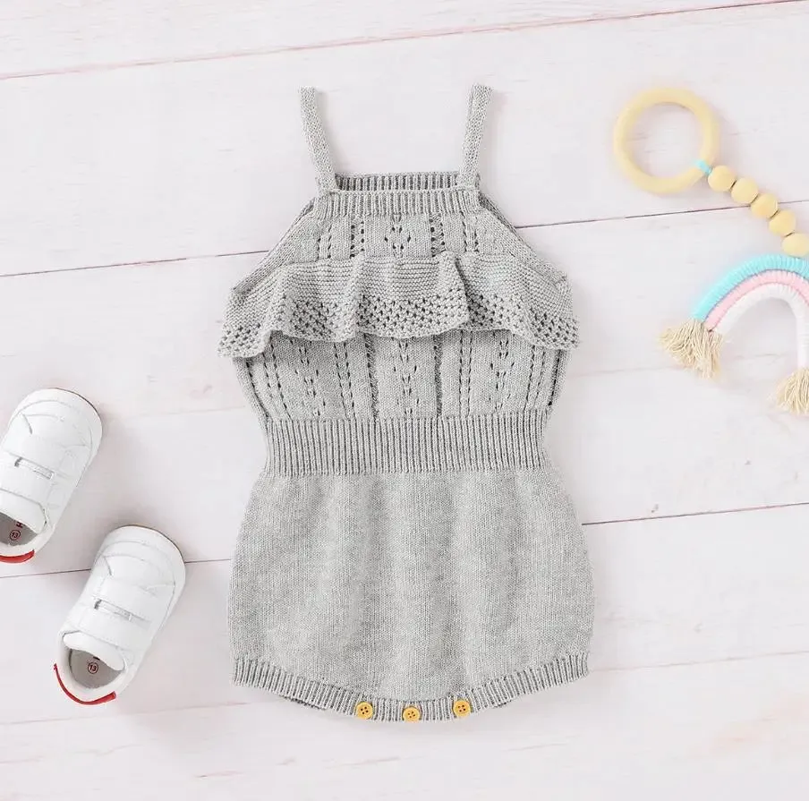 Summer Newborn Baby Girls Rompers Jumpsuits
