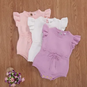 Summer Newborn Baby Girls Rompers Jumpsuits