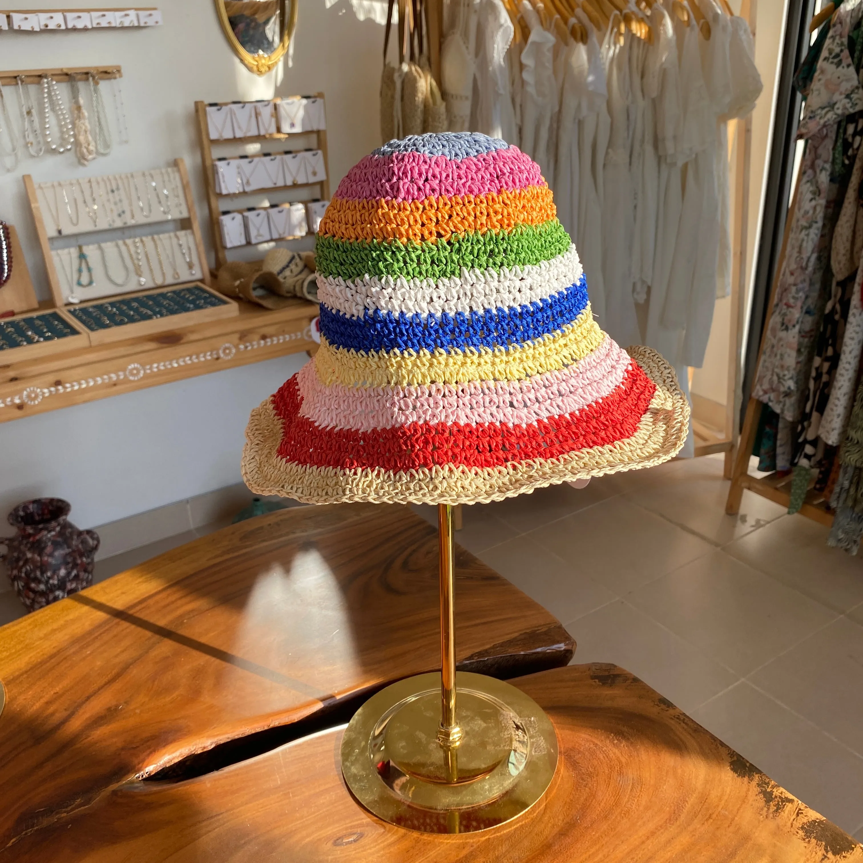 Summer Straw Hats | Colorful Bright