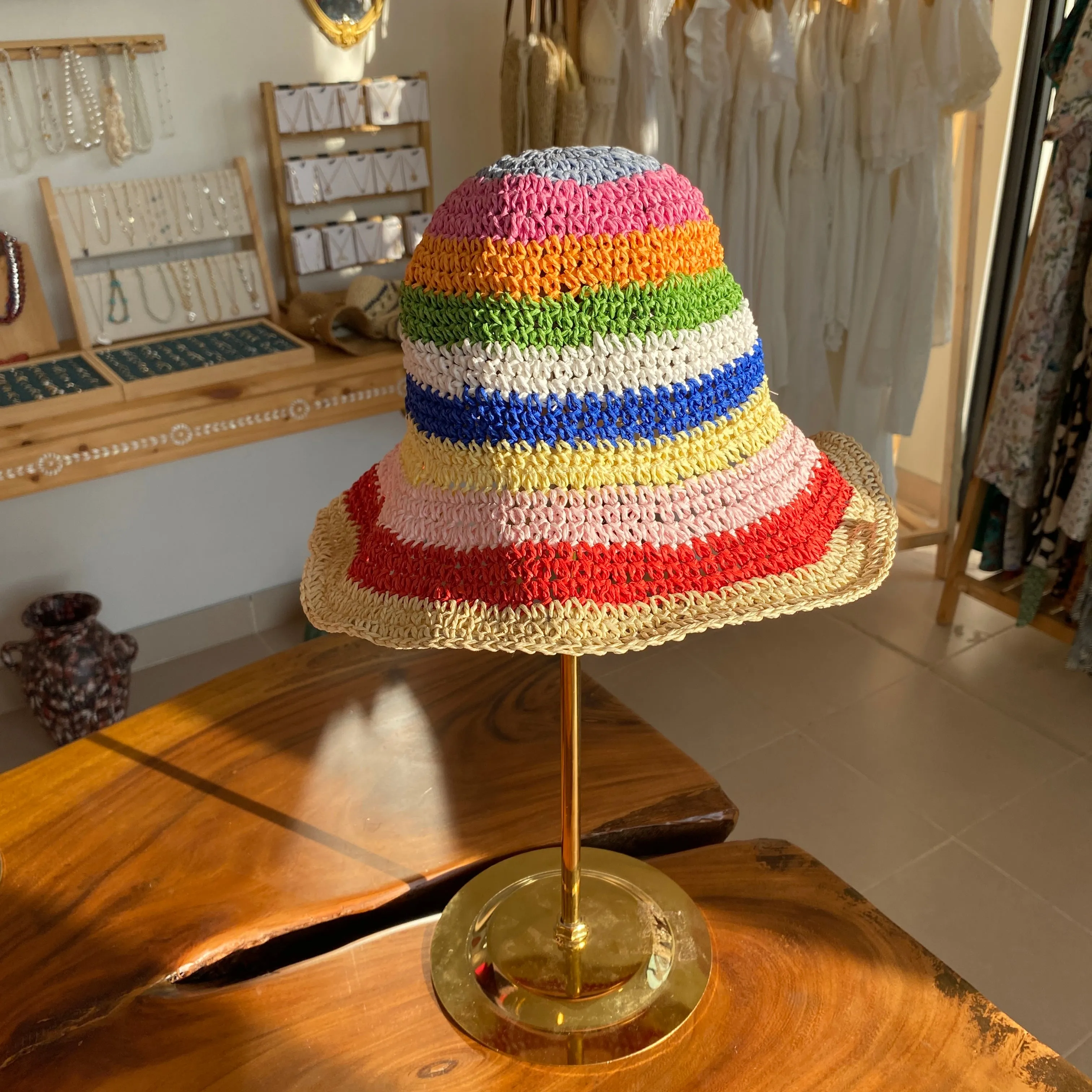 Summer Straw Hats | Colorful Bright