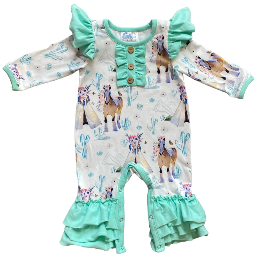 Teepee long Sleeve Romper Baby (0M-2T)