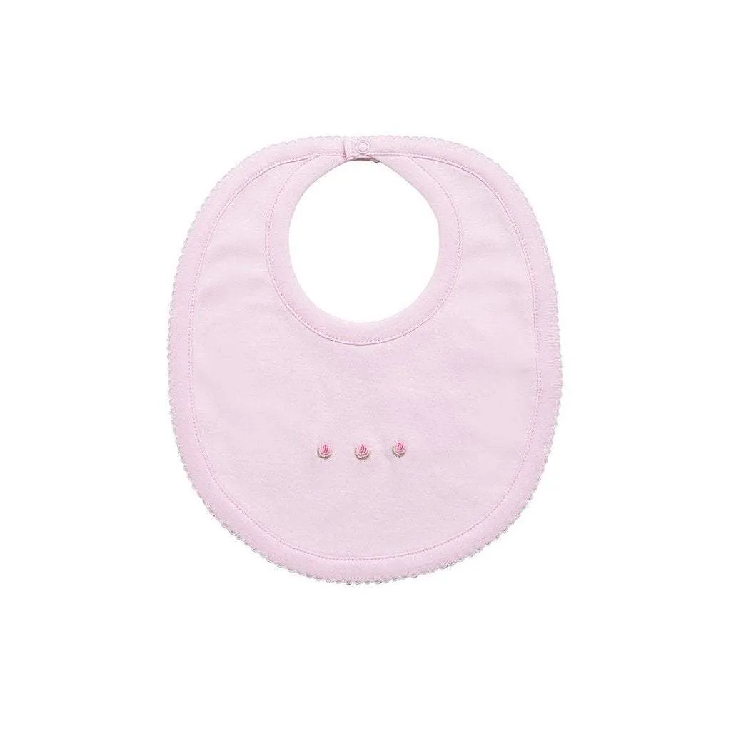 The Proper Peony Layette Collection Pima Bib