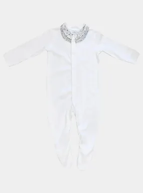 THEO & D'ANJO BLUE Liberty Double Collar Baby-Grow