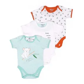 Tiny Tog Knitted Unisex Romper - Koala (Pack of 3)