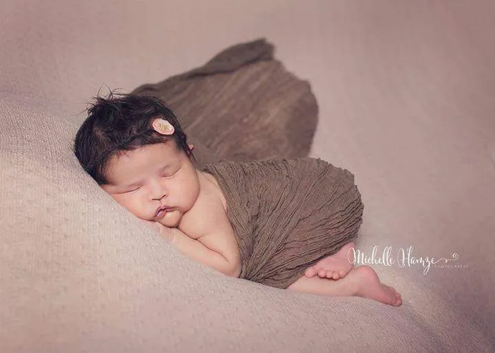 Toffee Brown Cheesecloth Baby Wrap Cheese Cloth