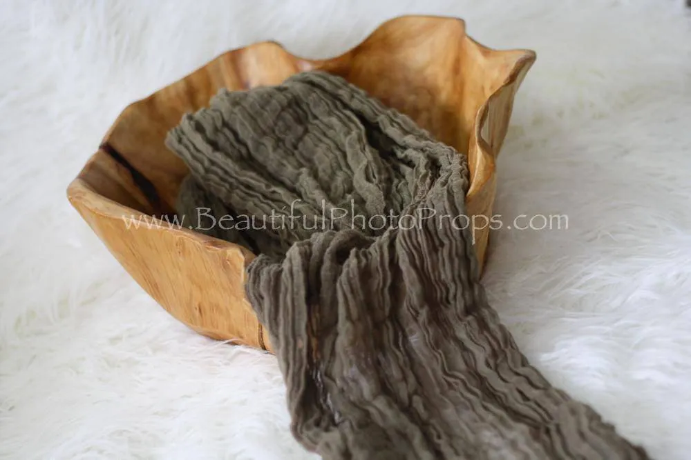 Toffee Brown Cheesecloth Baby Wrap Cheese Cloth
