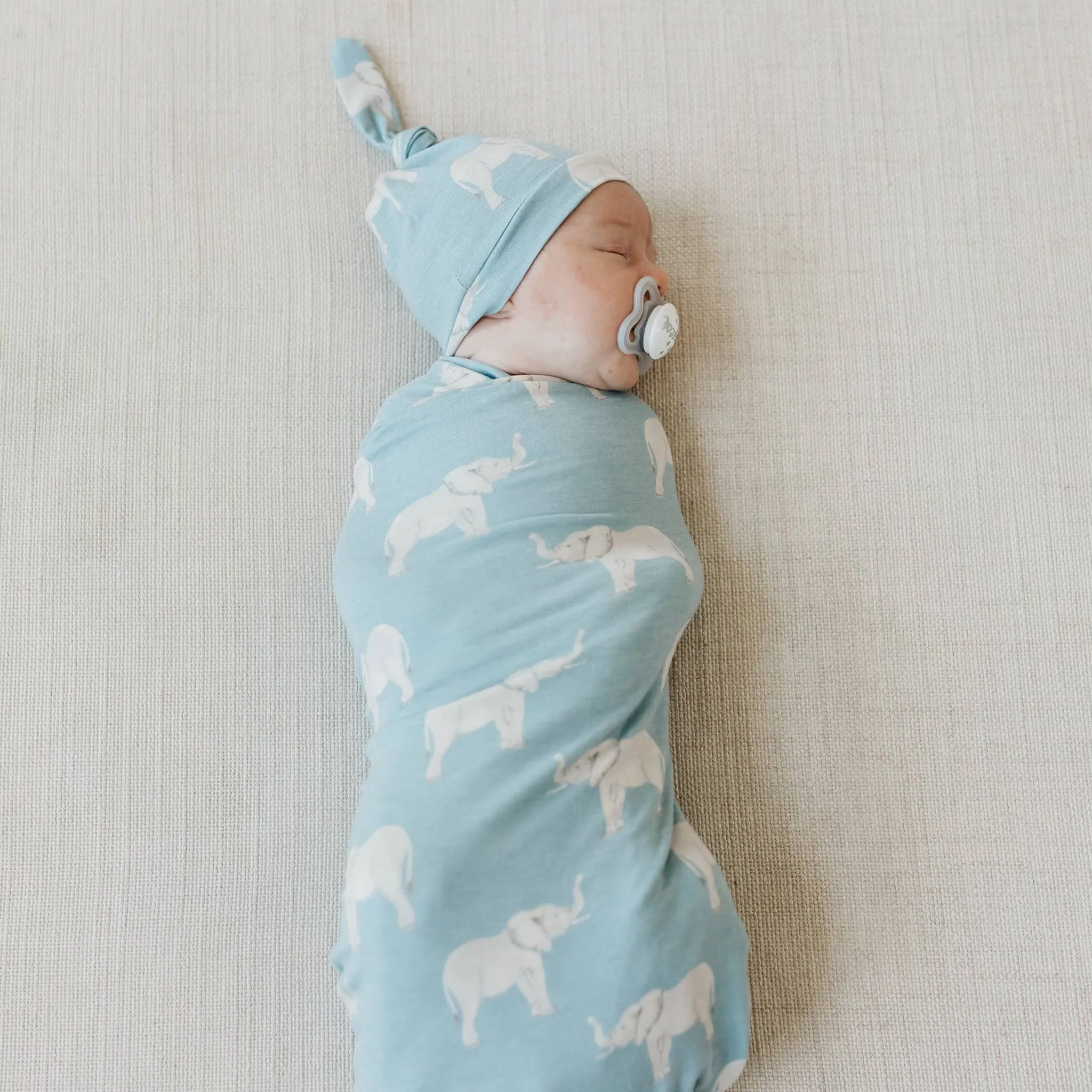 Top Knot Hat - Peanut