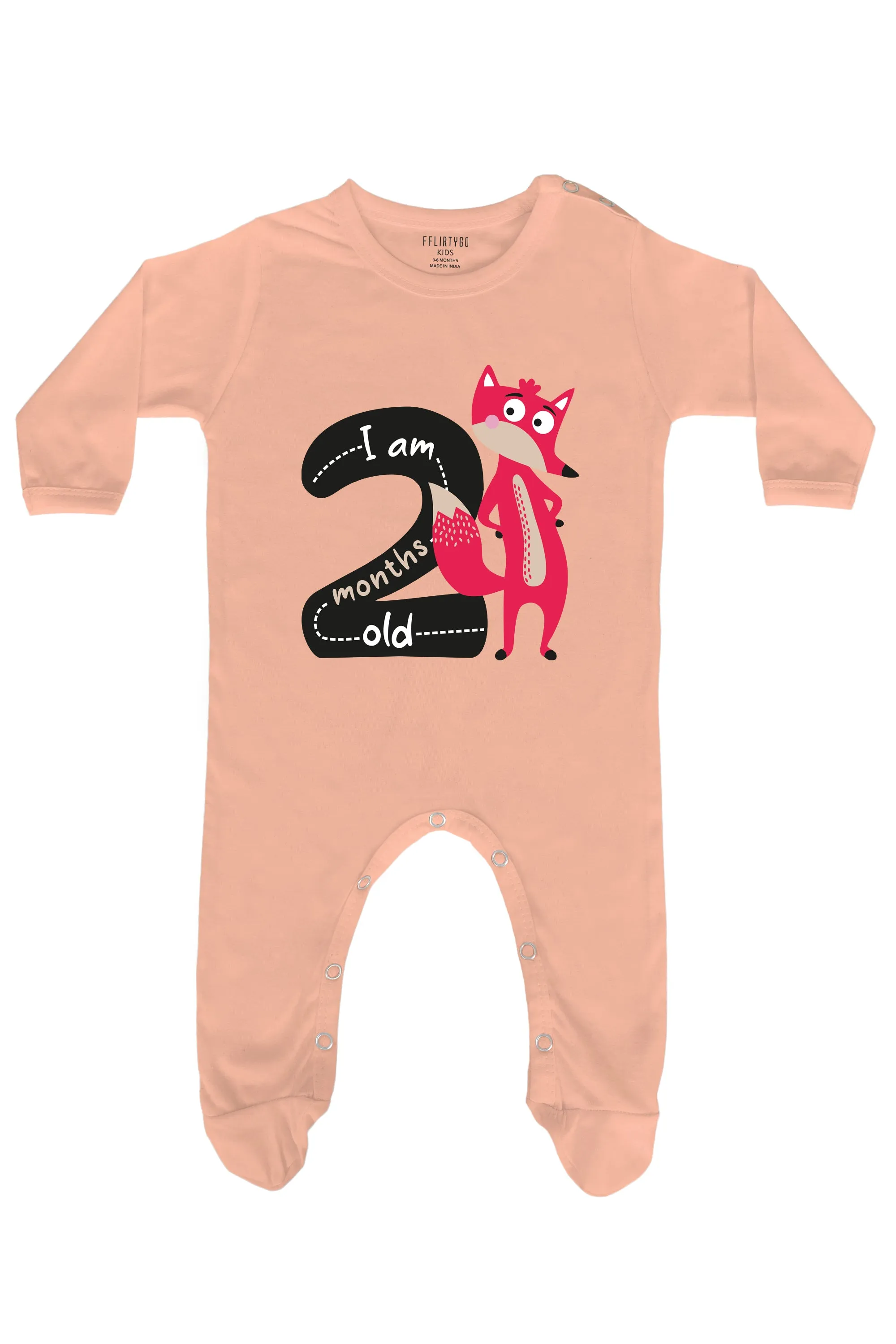 Two Month Milestone Baby Romper | Onesies