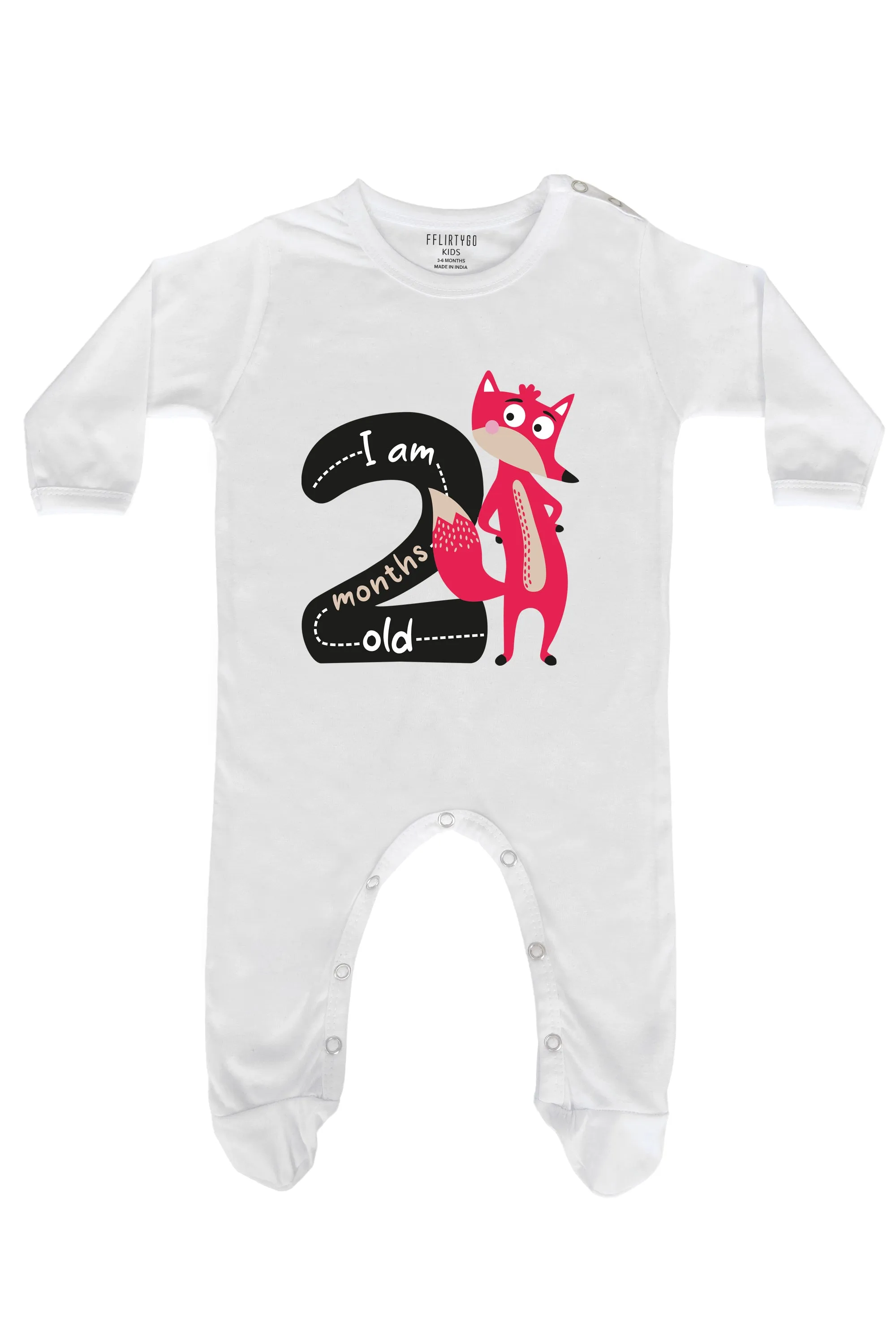 Two Month Milestone Baby Romper | Onesies