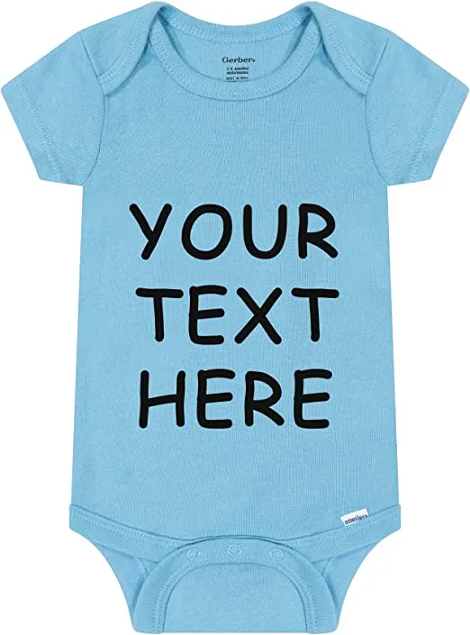 Unisex Custom Baby Onesies - Baby Romper with your Baby Name