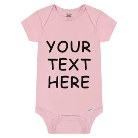 Unisex Custom Baby Onesies - Baby Romper with your Baby Name