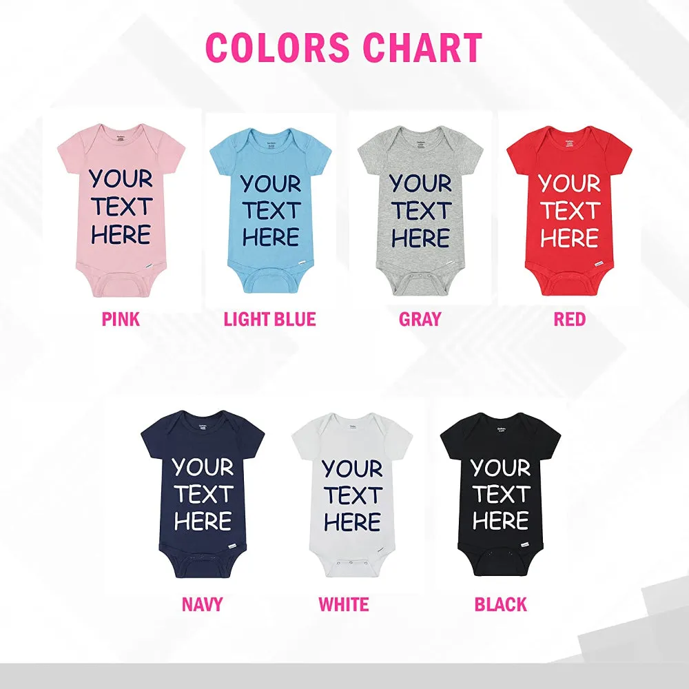 Unisex Custom Baby Onesies - Baby Romper with your Baby Name