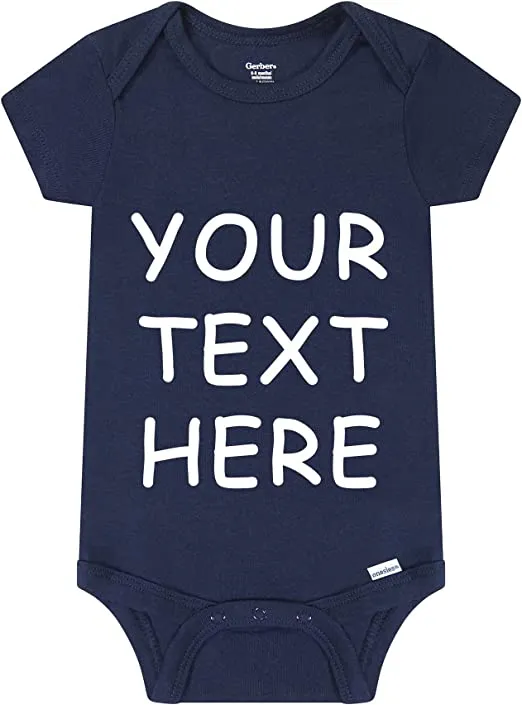 Unisex Custom Baby Onesies - Baby Romper with your Baby Name