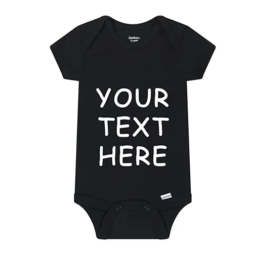 Unisex Custom Baby Onesies - Baby Romper with your Baby Name
