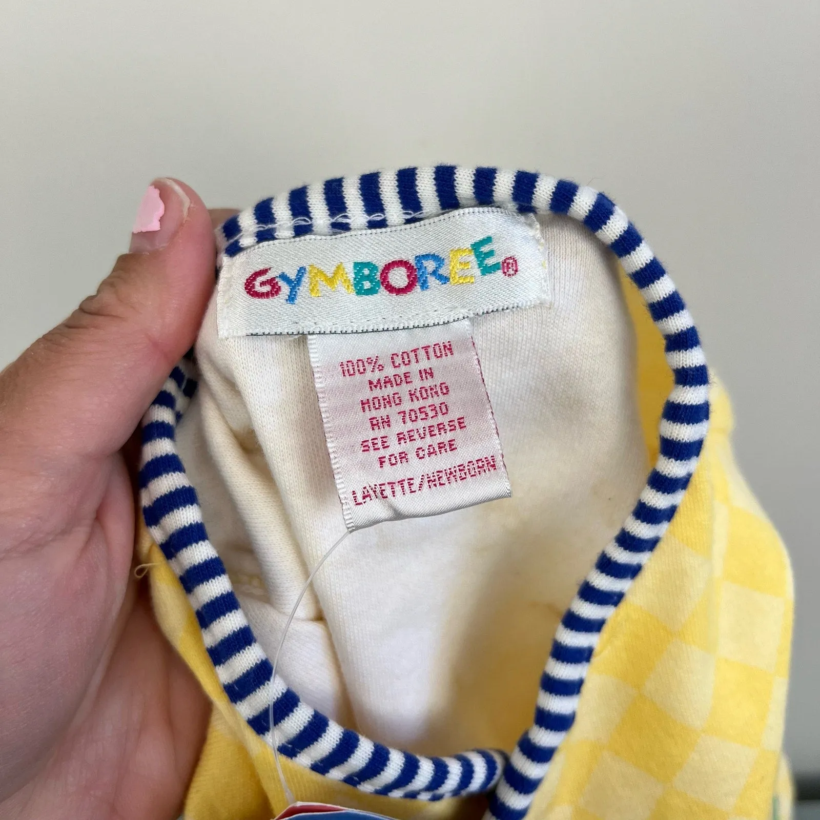 Vintage Gymboree Juggling Clowns Snap Up Jacket Layette/Newborn NWT