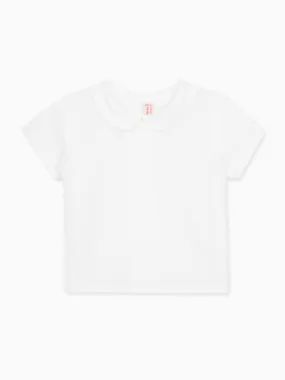 White Jazmin Baby Shirt