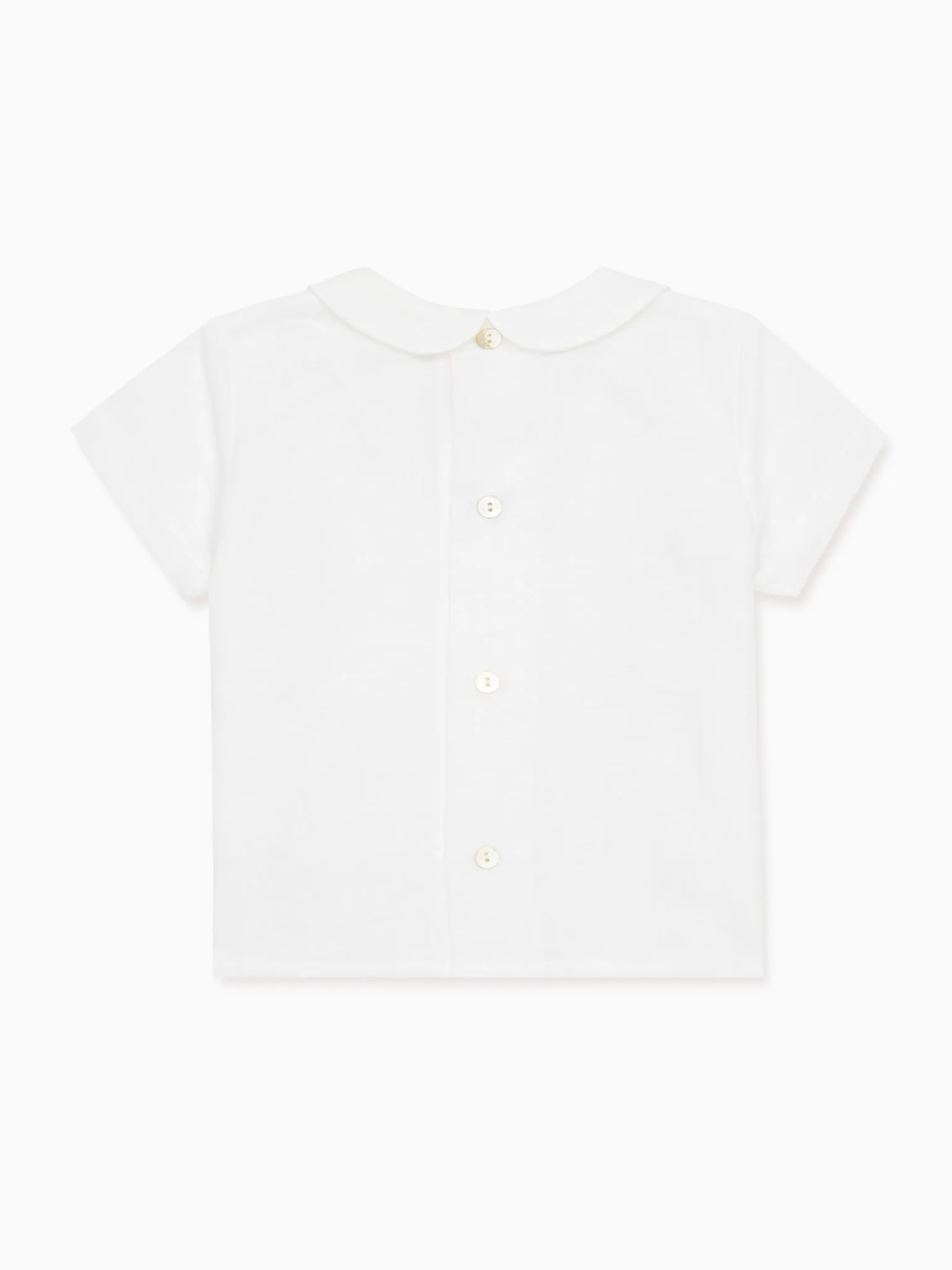 White Jazmin Baby Shirt