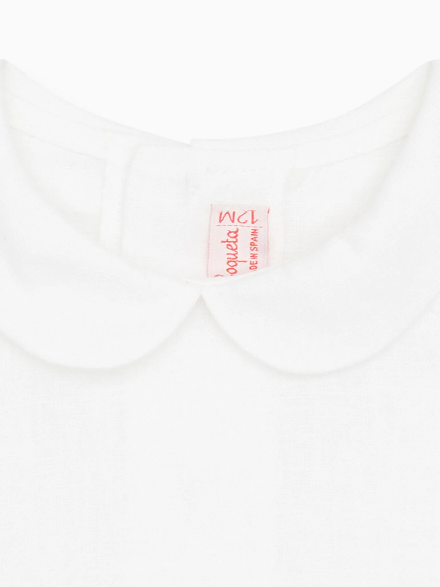 White Jazmin Baby Shirt