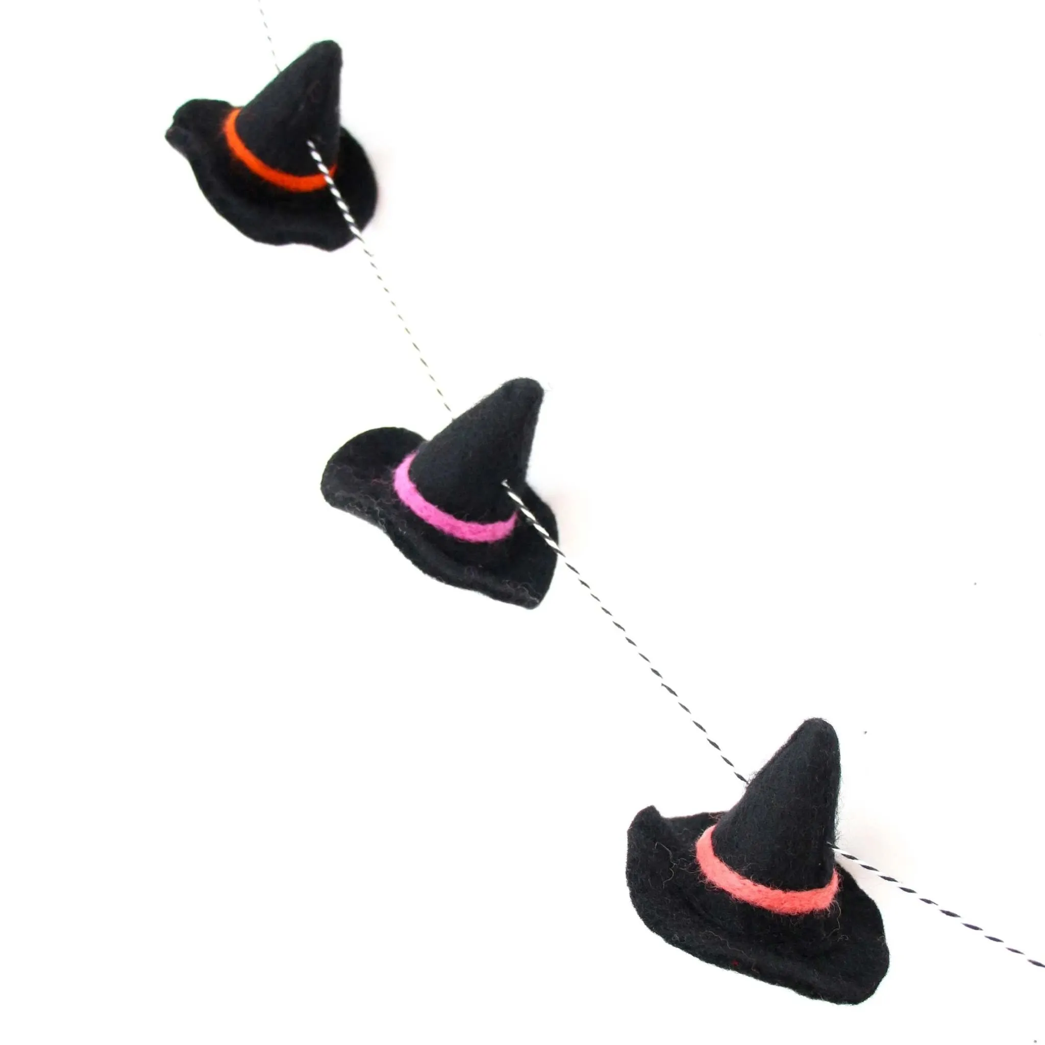 Witch Hat Felt Halloween Garland