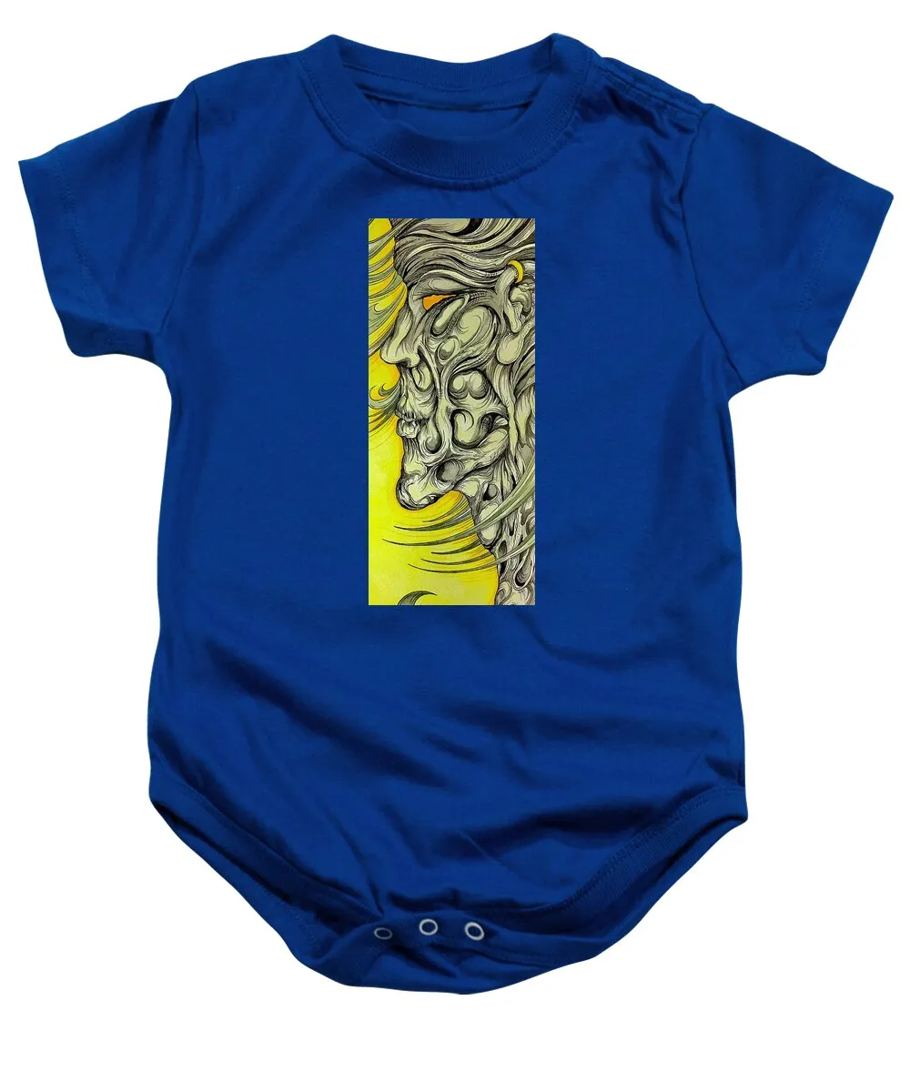 Yellow Eye Neck - Baby Onesie