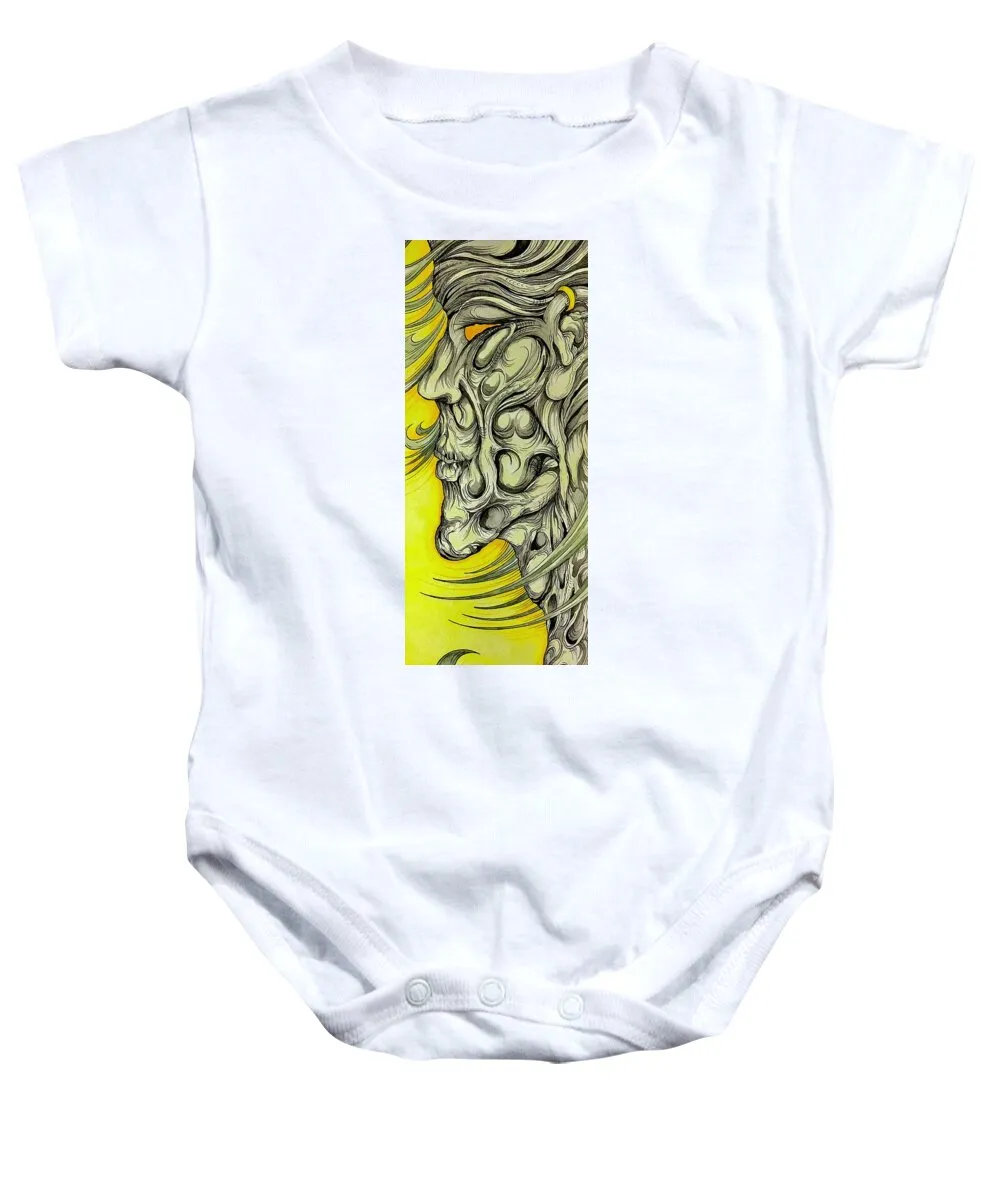 Yellow Eye Neck - Baby Onesie