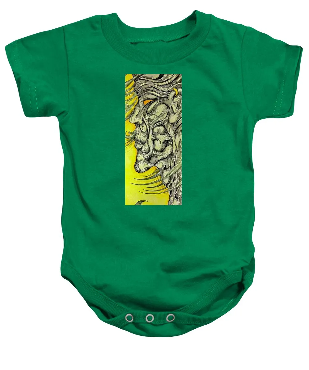 Yellow Eye Neck - Baby Onesie