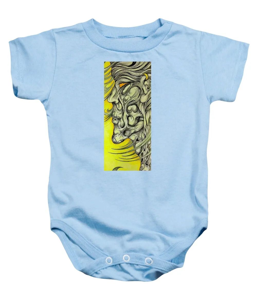 Yellow Eye Neck - Baby Onesie