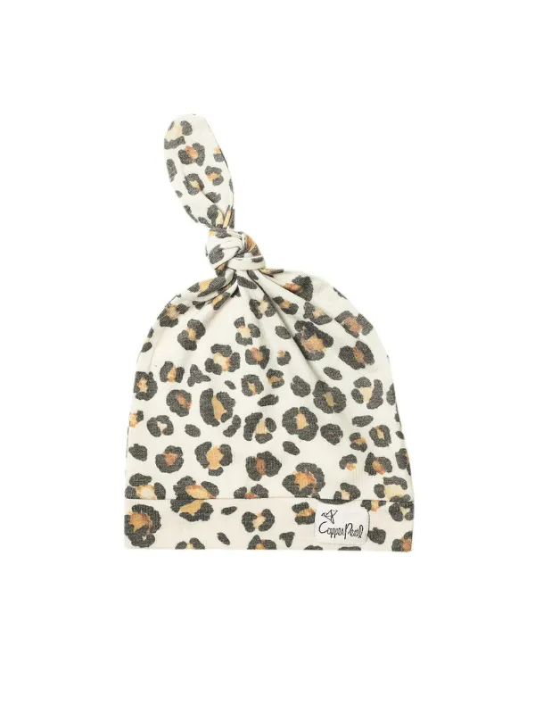 Zara Newborn Top Knot Hat by Copper Pearl